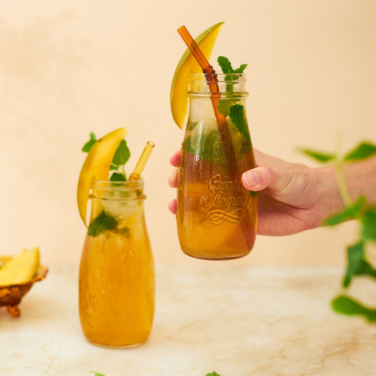 Iced Tea | mango & groene thee | zomerdrankje