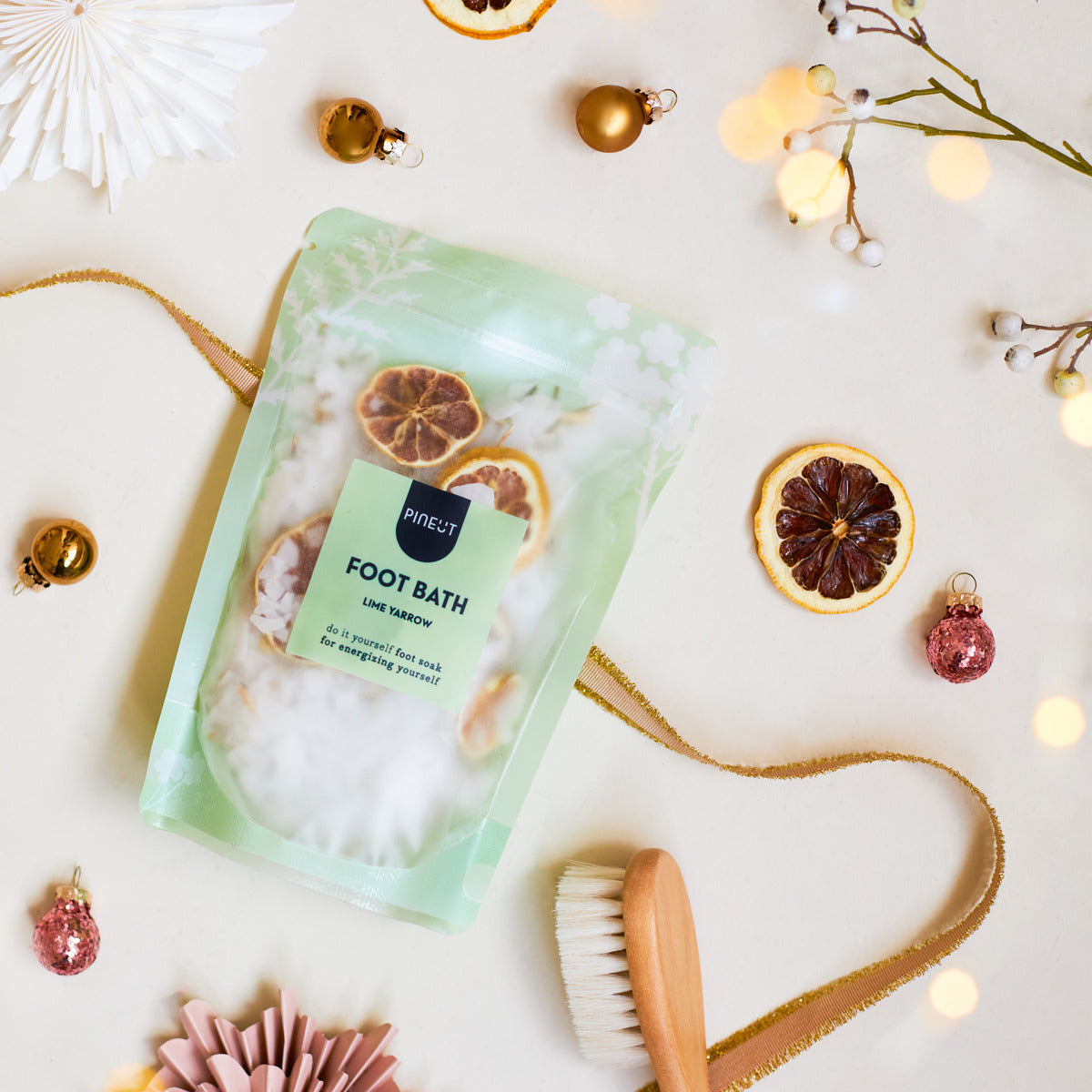 Voetenbad | pouchbag | Lime Yarrow