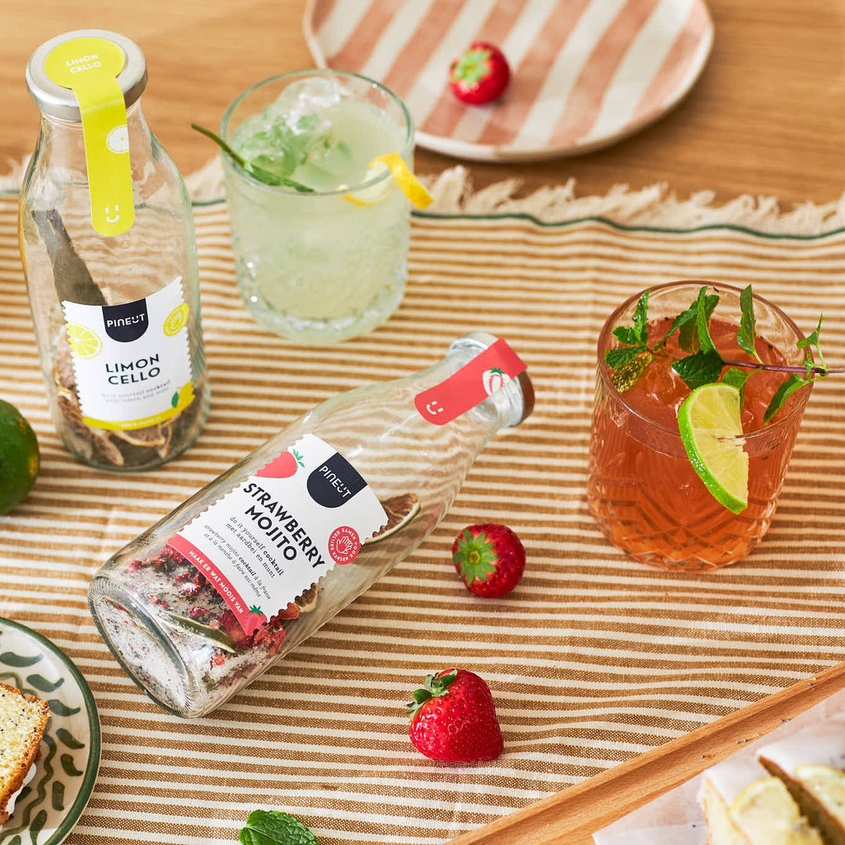 Cocktails | giftpack | Strawberry Mojito & Limoncello