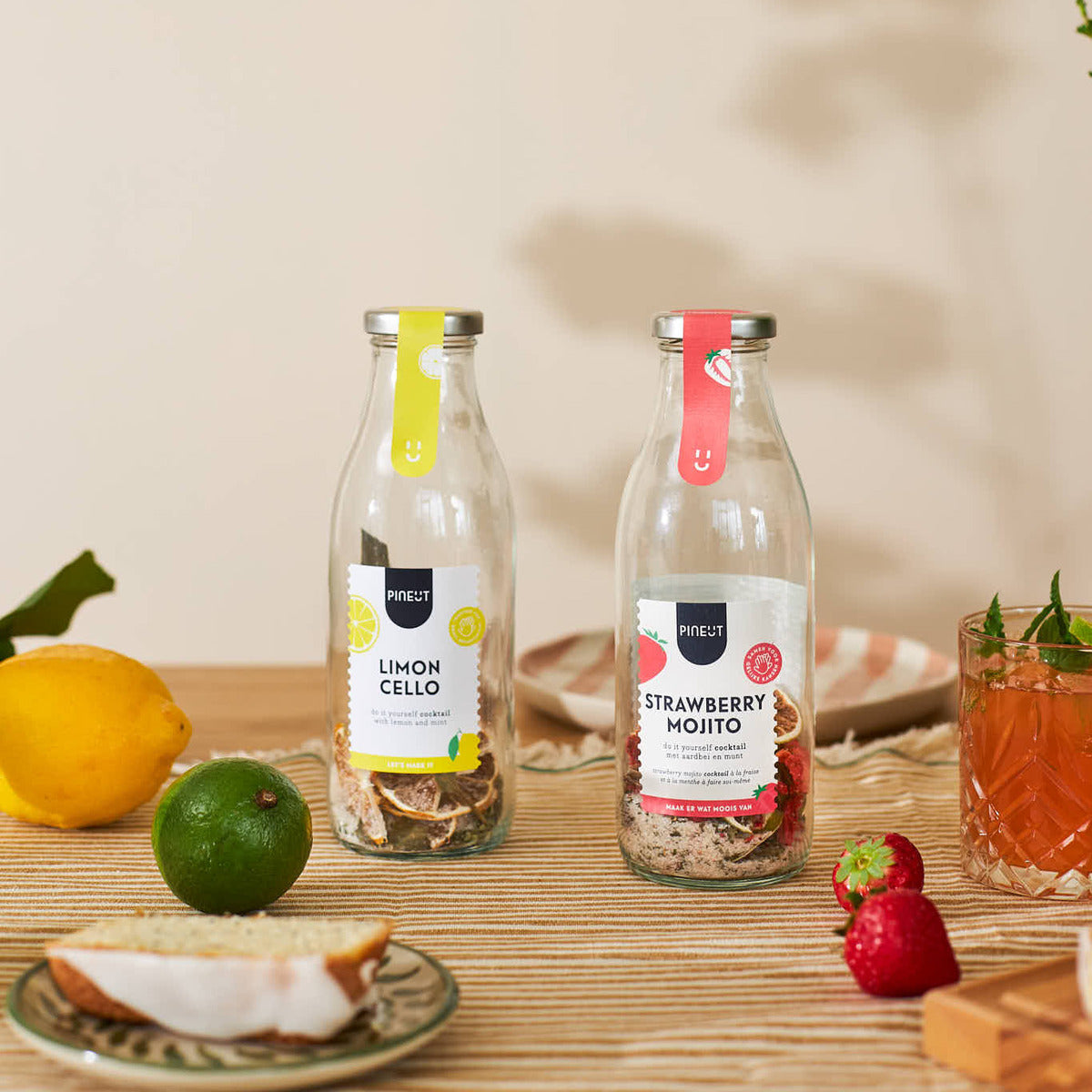 Cocktails | giftpack | Strawberry Mojito & Limoncello