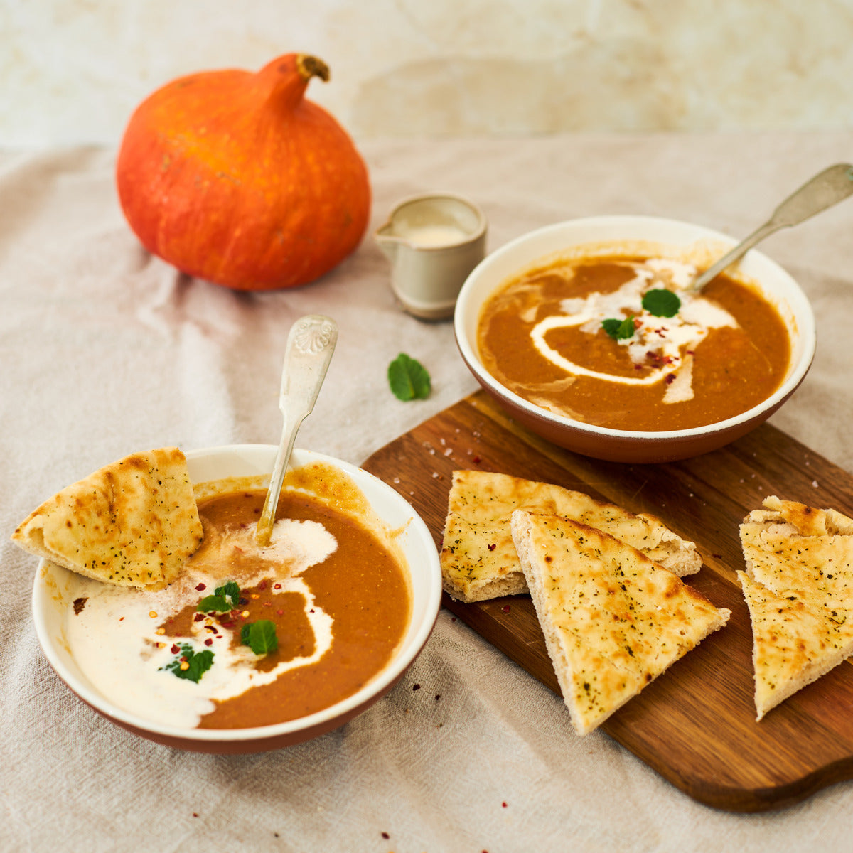 Préparation pour soupe de potiron | Kit en sachet Pineut | Recette maison crémeuse & réconfortante
