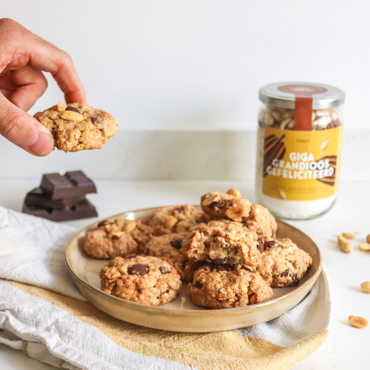Cookie | jar | Peanut-chocolate - Giga Grandioos Congratulations