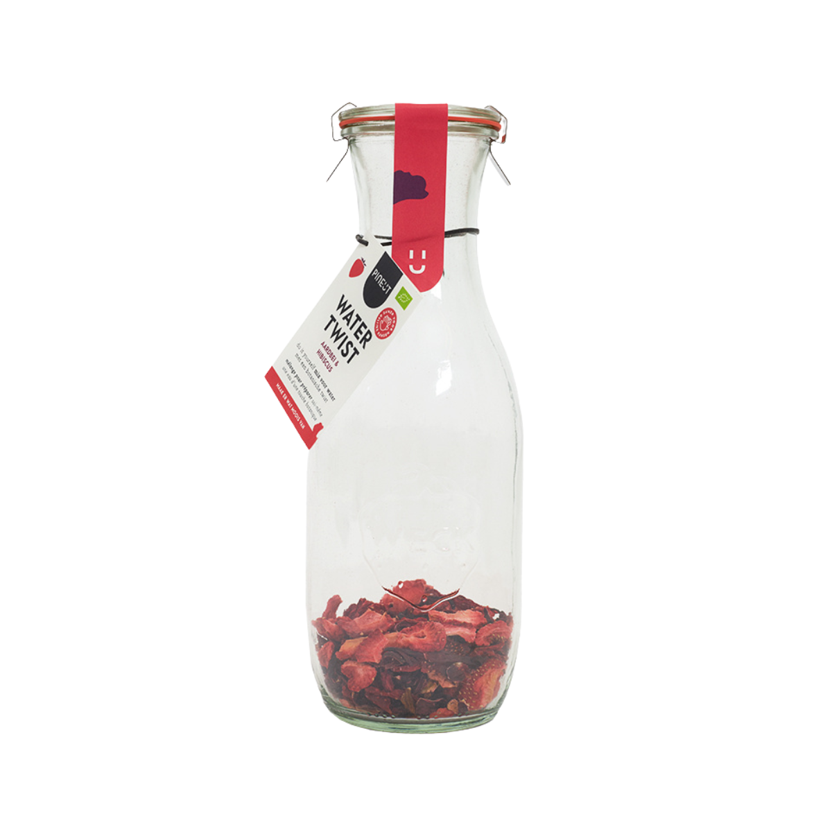 Watertwist | Karaf | Aardbei & Hibiscus BIO