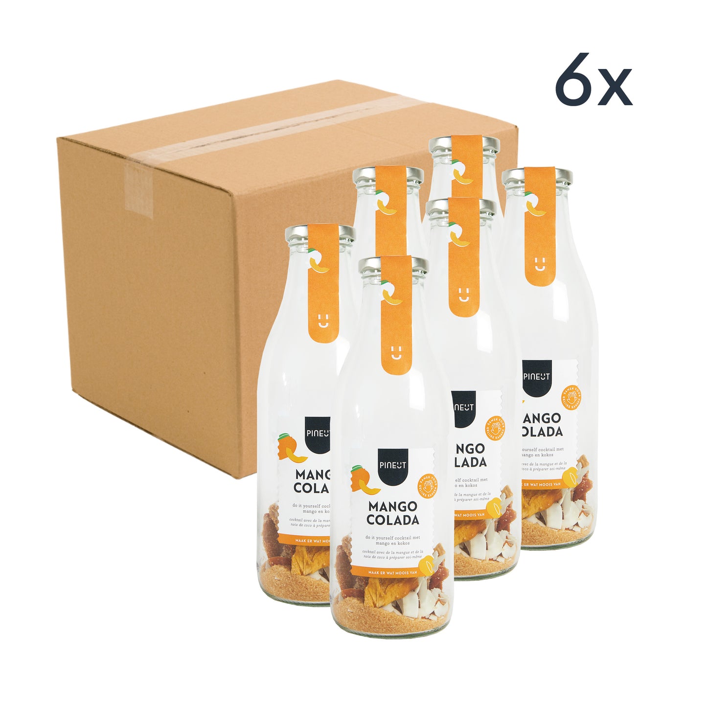 Mango Colada | zomerdrankje | Doos met 6 stuks