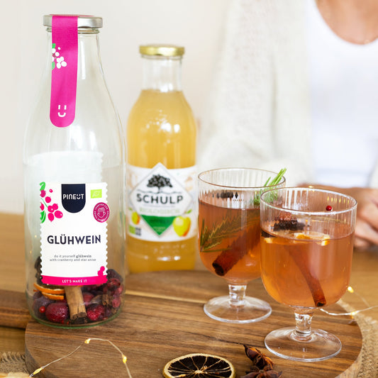 Glühwein + Schulp Appelsap BIO | Alcoholvrije glühwein
