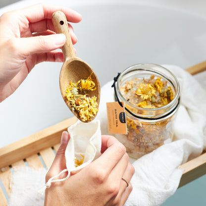 Badthee | Pot | Jasmijn & Marigold | Home Spa