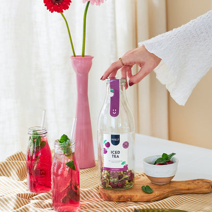 Zelf ijsthee maken | Iced Tea | Cherry & Verveine | Zomerdrankje
