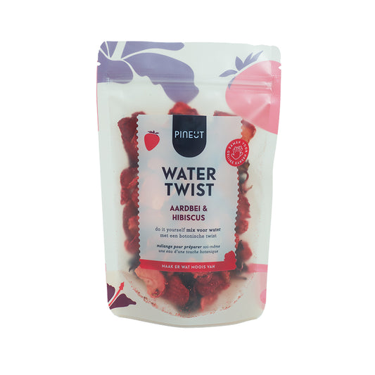 Water met smaak | Watertwist | Pouchbag | Aardbei & Hibiscus BIO