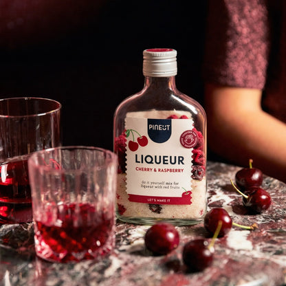Likeur maken | Pineut Kersenlikeur | Zakflacon | Cherry & Raspberry | BIO