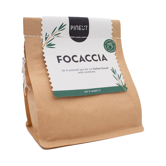 Focaccia bakken | DIY Borrelbroodmix in zak | Pineut