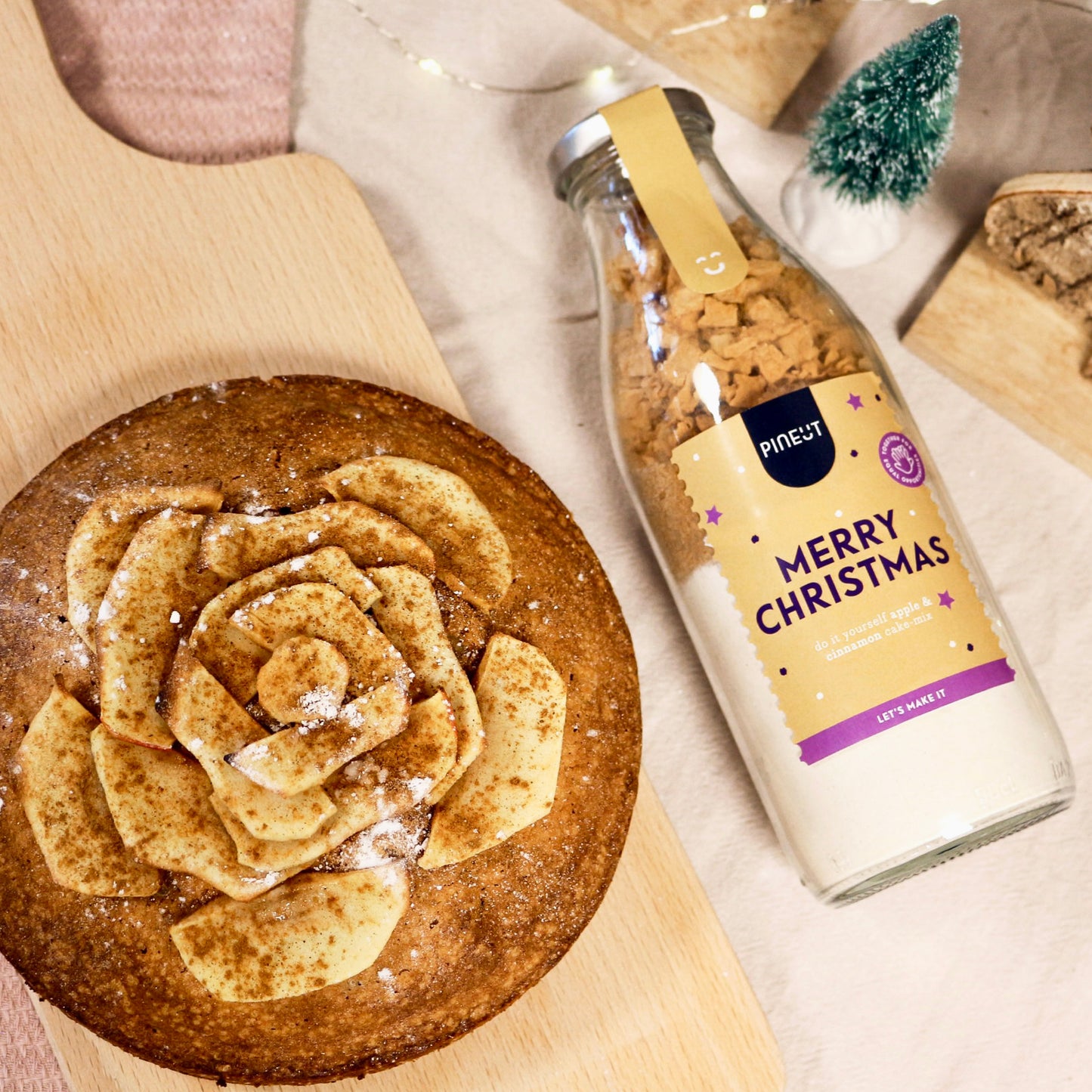 Cake | bottle | Merry Christmas cake