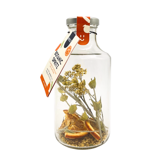 Botanic Spritz Mocktail | Orange Yarrah Elderflower | Alcoholvrij