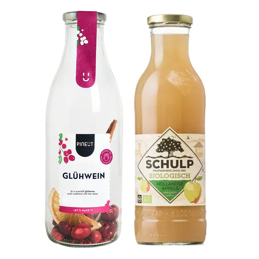 Glühwein + Schulp Appelsap BIO | Alcoholvrije glühwein