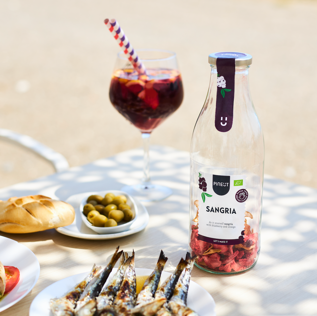 Sangria maken BIO | Cocktailfles | Zomerse DIY-sangria