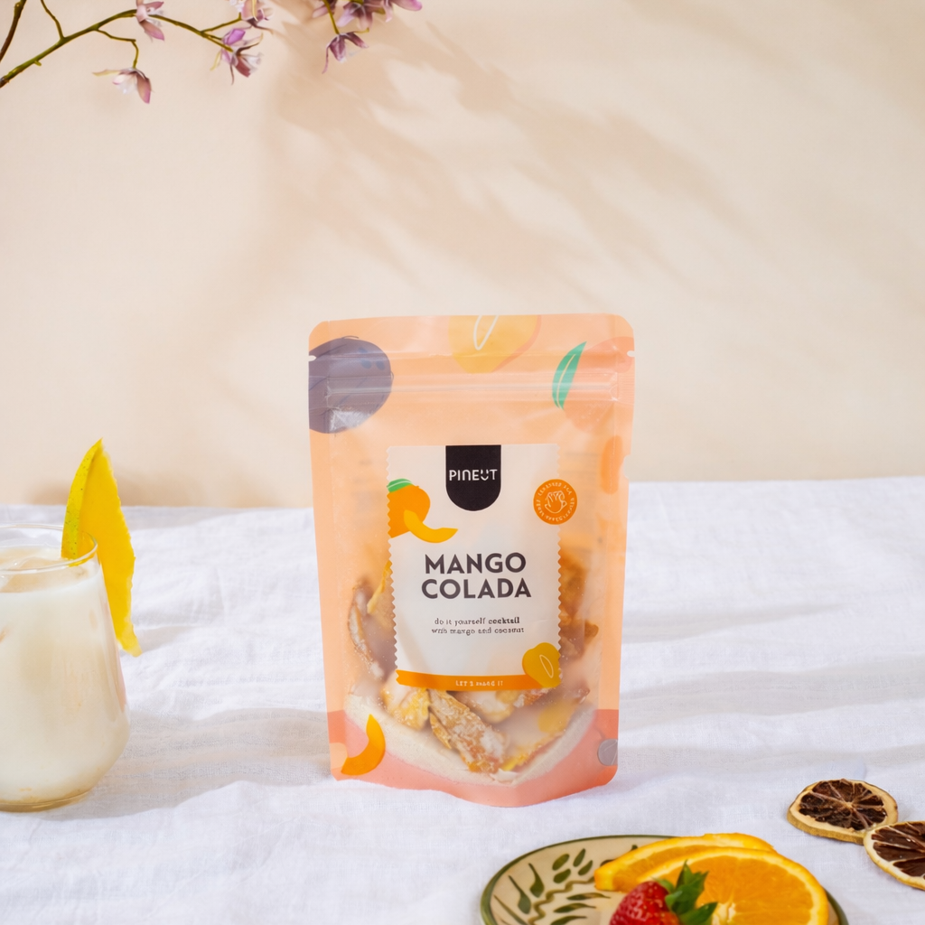 Tropische DIY Mango colada van Pineut
