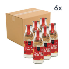 Préparation Saint Nicolas pour cake aux épices & kruidnoten | Bouteille cadeau | Recette festive facile à partager