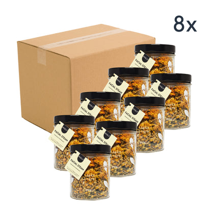 Facial Steam Rose & Hibiscus | Pot | HomeSpa | Rituel vapeur visage naturel & purifiant