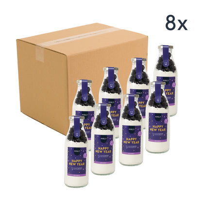 Cake | fles | Happy New Year Pancakes | Doos met 8 stuks