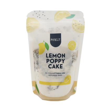 Préparation pour cake citron & graines de pavot | Kit en sachet Pineut | Gâteau maison gourmand et facile