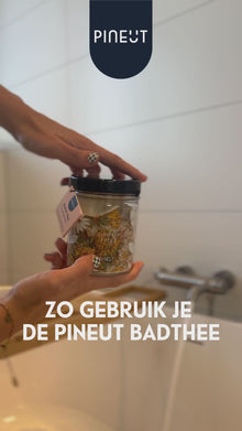 Badthee | pouchbag | Jasmijn & Marigold | Home Spa | Thuis Wellness | Doos met 10 stuks